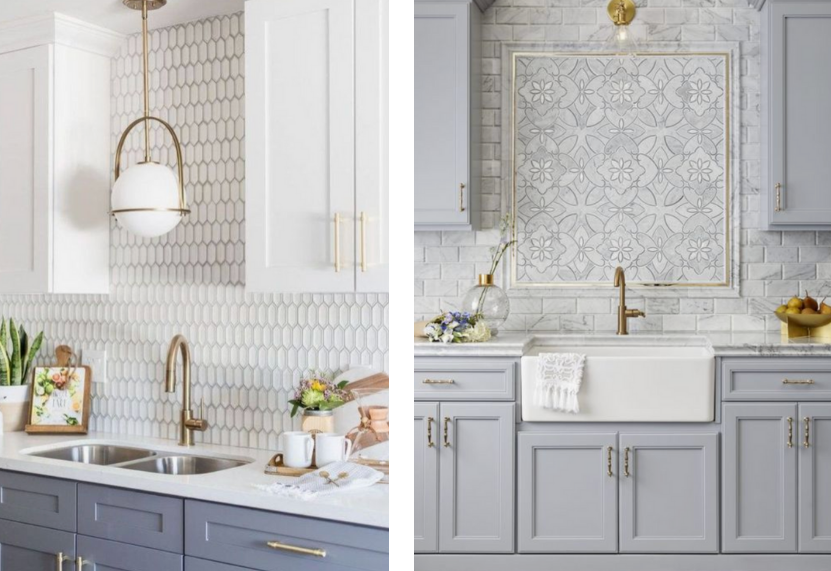 kitchen mosiac backsplsh