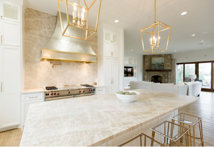 quartzite countertop kitchen